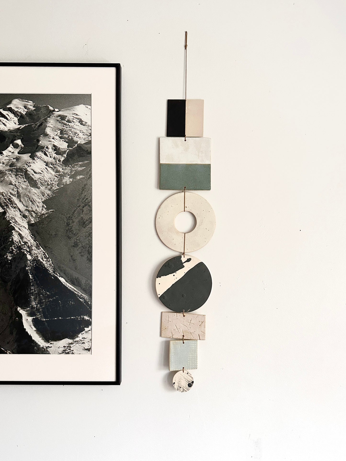 SALE - SHAPES Ceramic Wall Hangings
