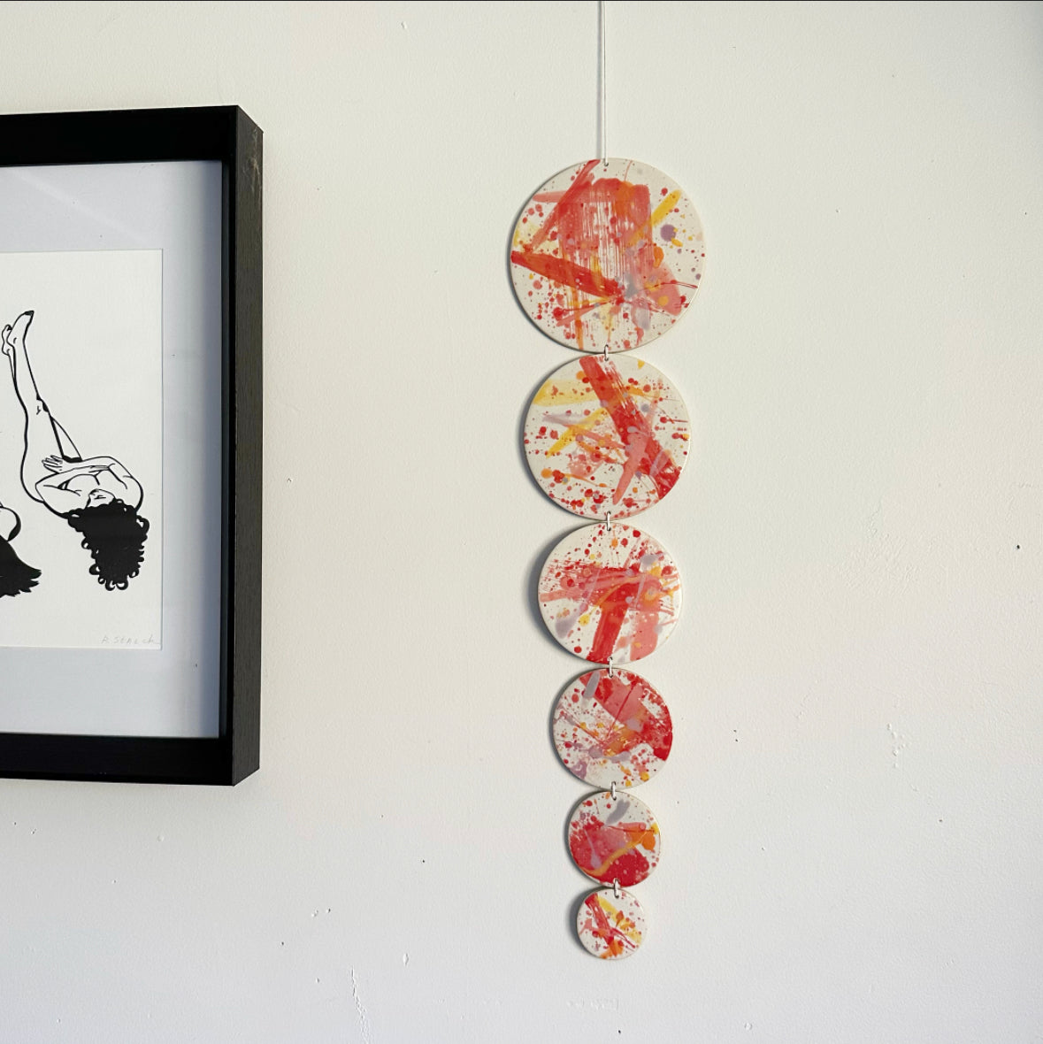 CIRCLES Ceramic Wall Hanging