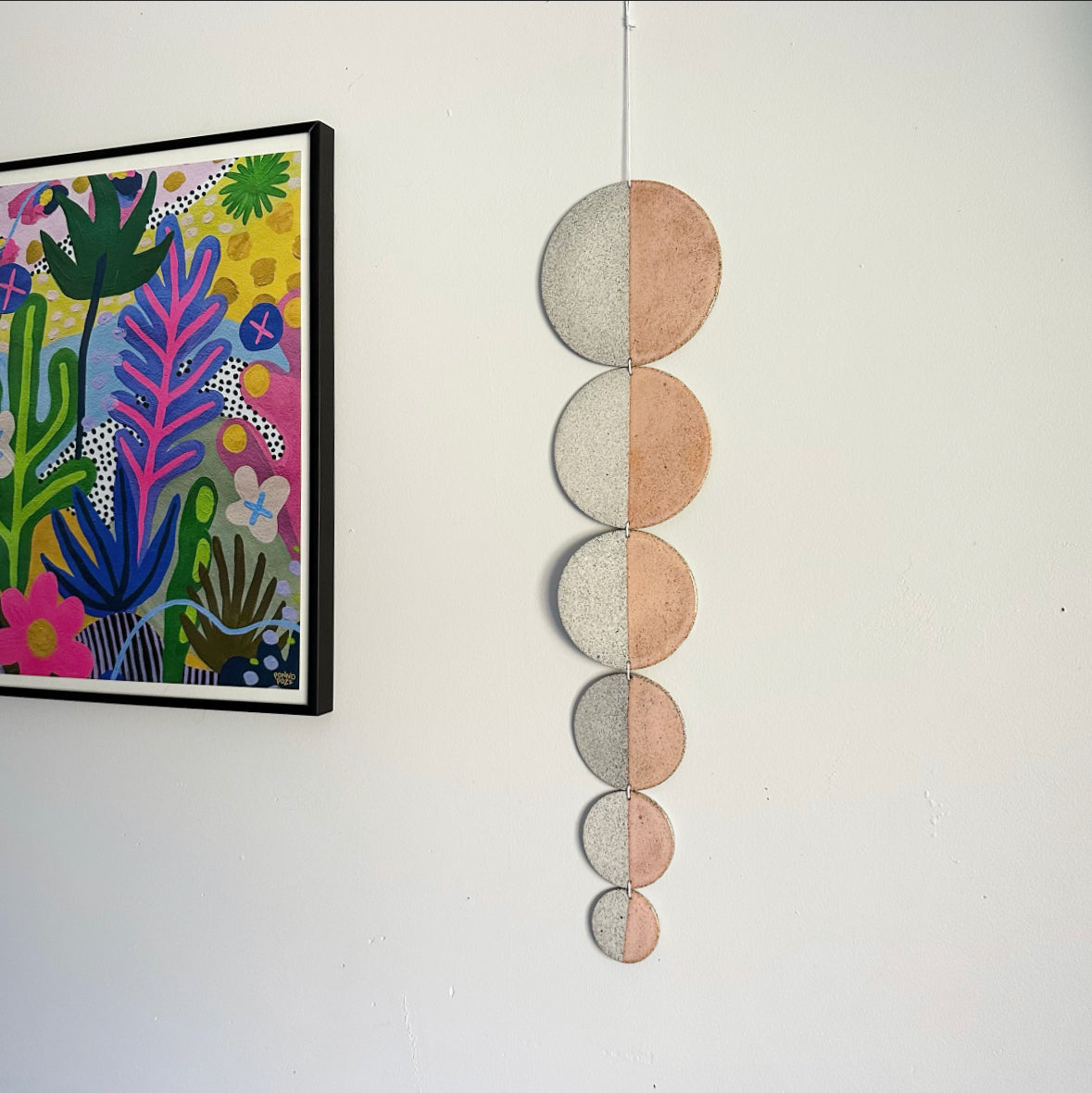 CIRCLES Ceramic Wall Hanging