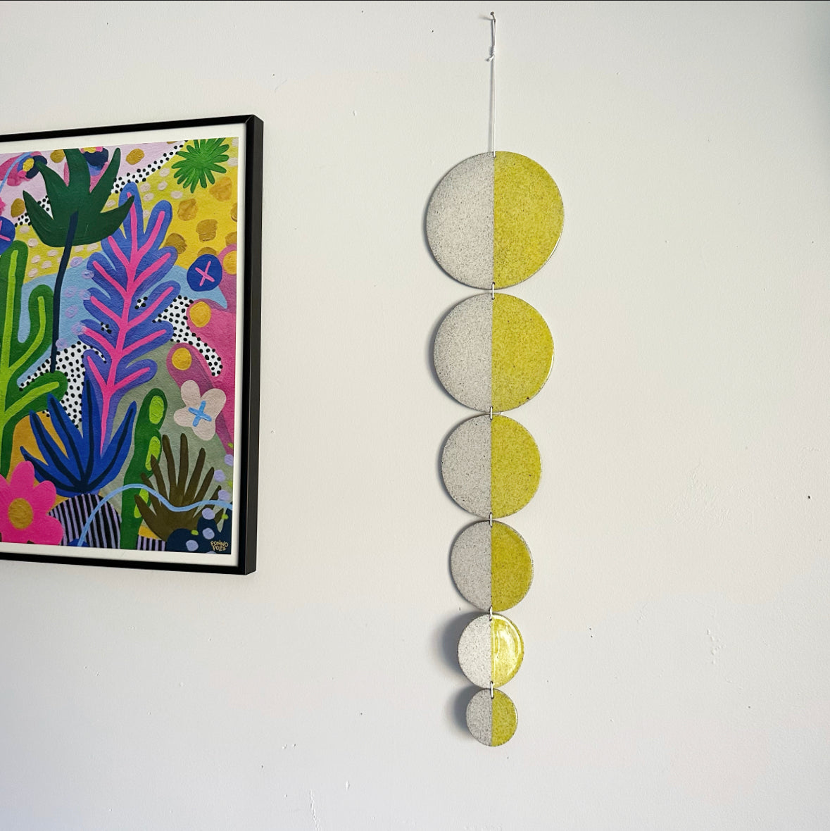 CIRCLES Ceramic Wall Hanging