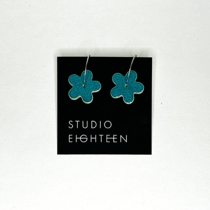FLOWER Porcelain Earrings - Large