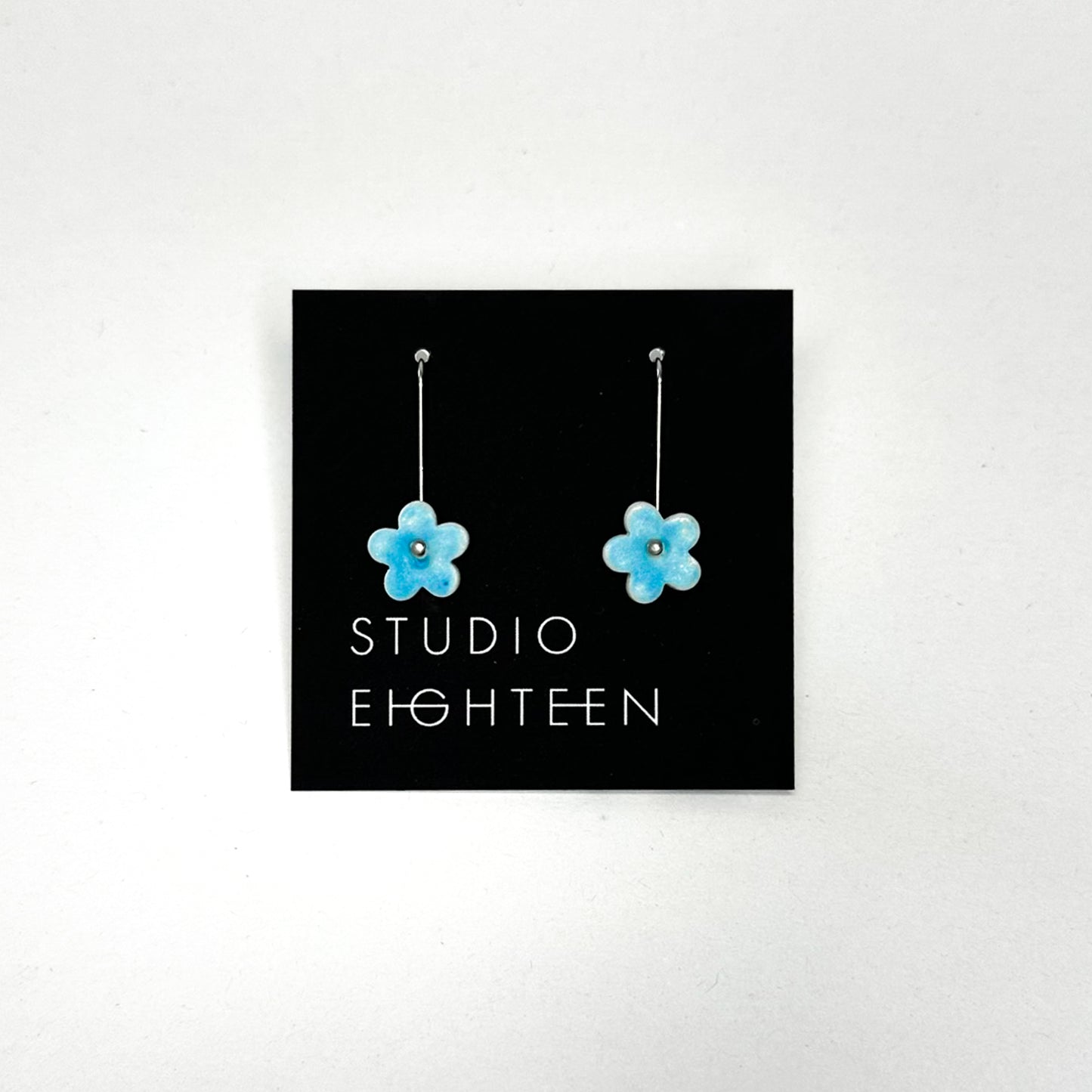 FLOWER Porcelain Earrings - Small