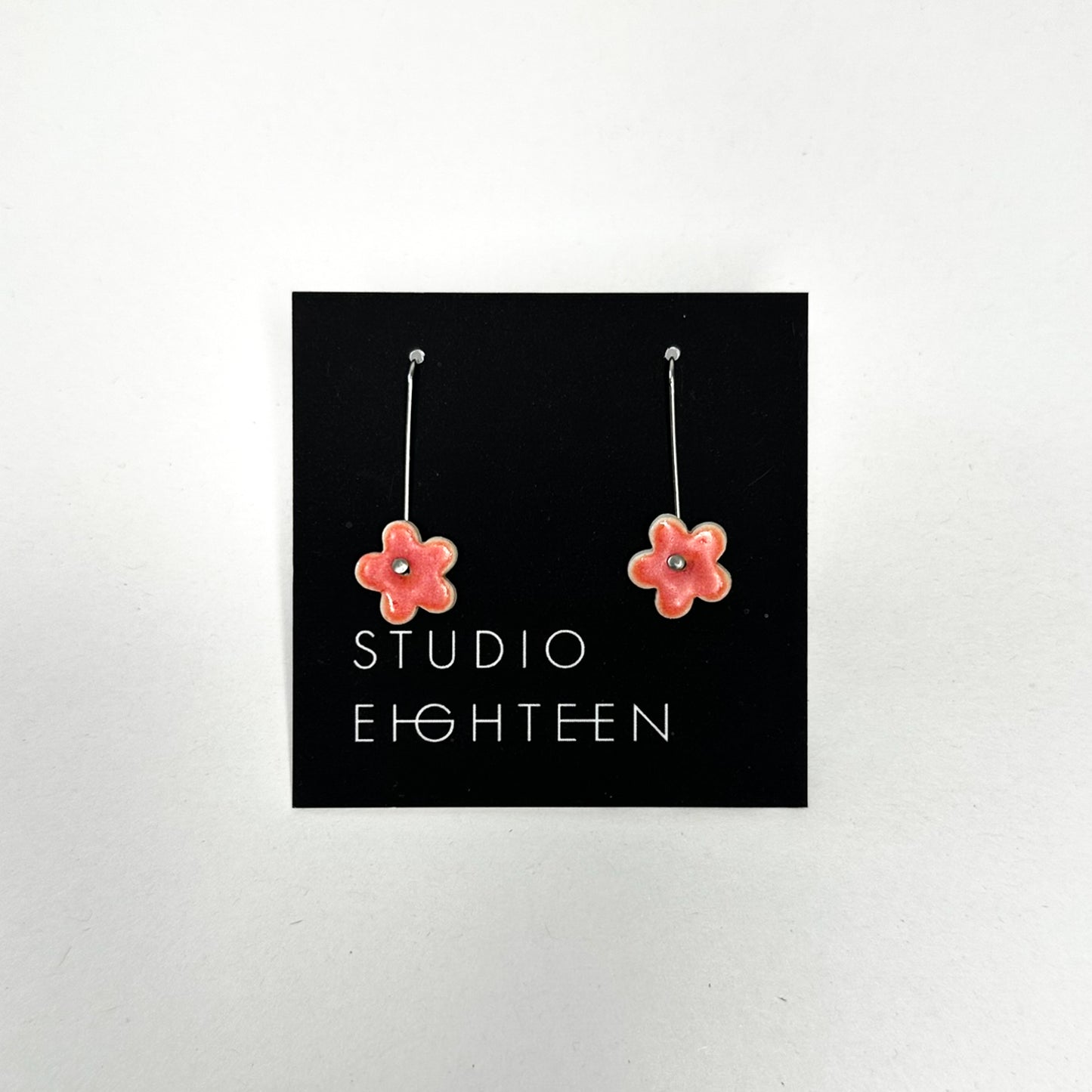 FLOWER Porcelain Earrings - Small