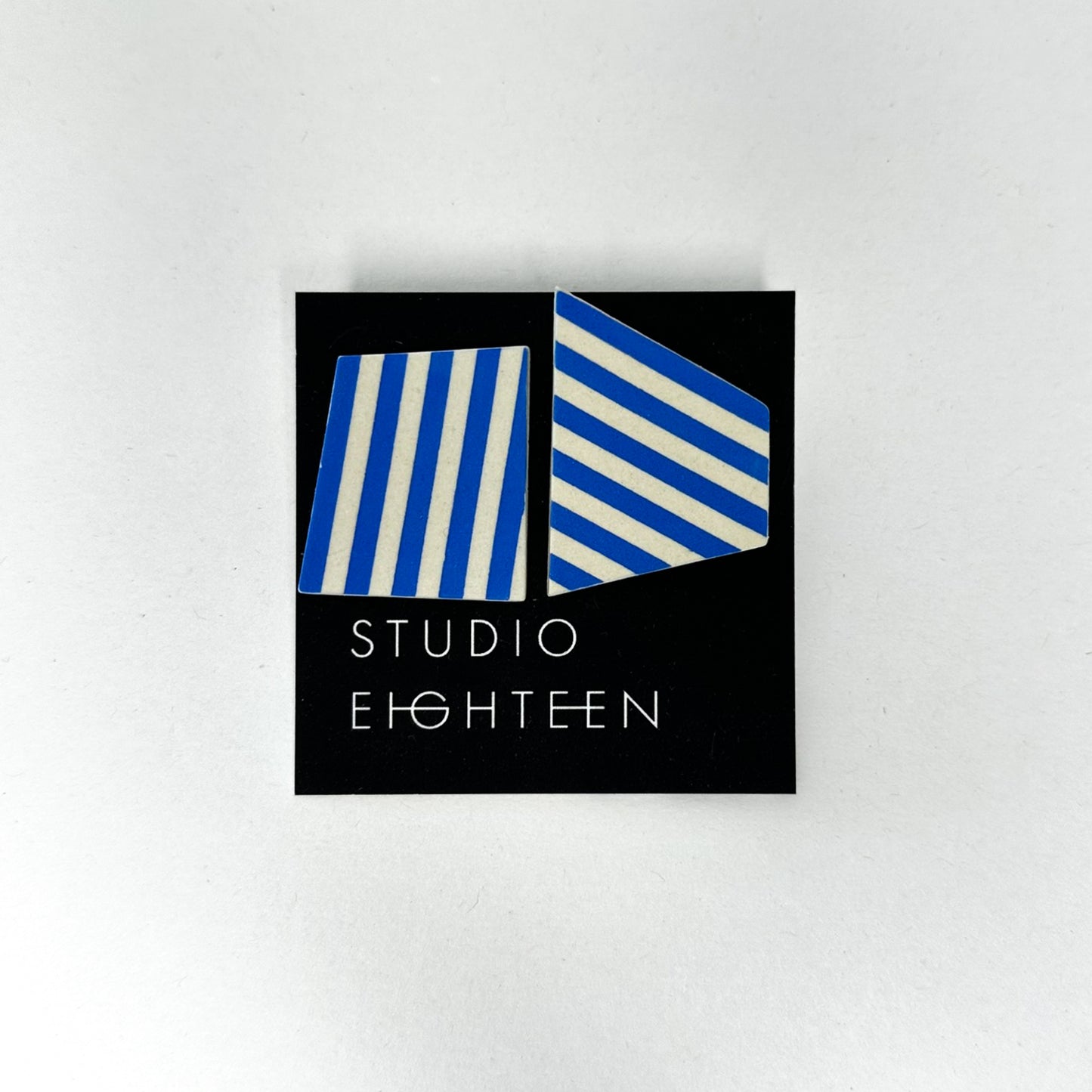 STRIPE Porcelain Earrings