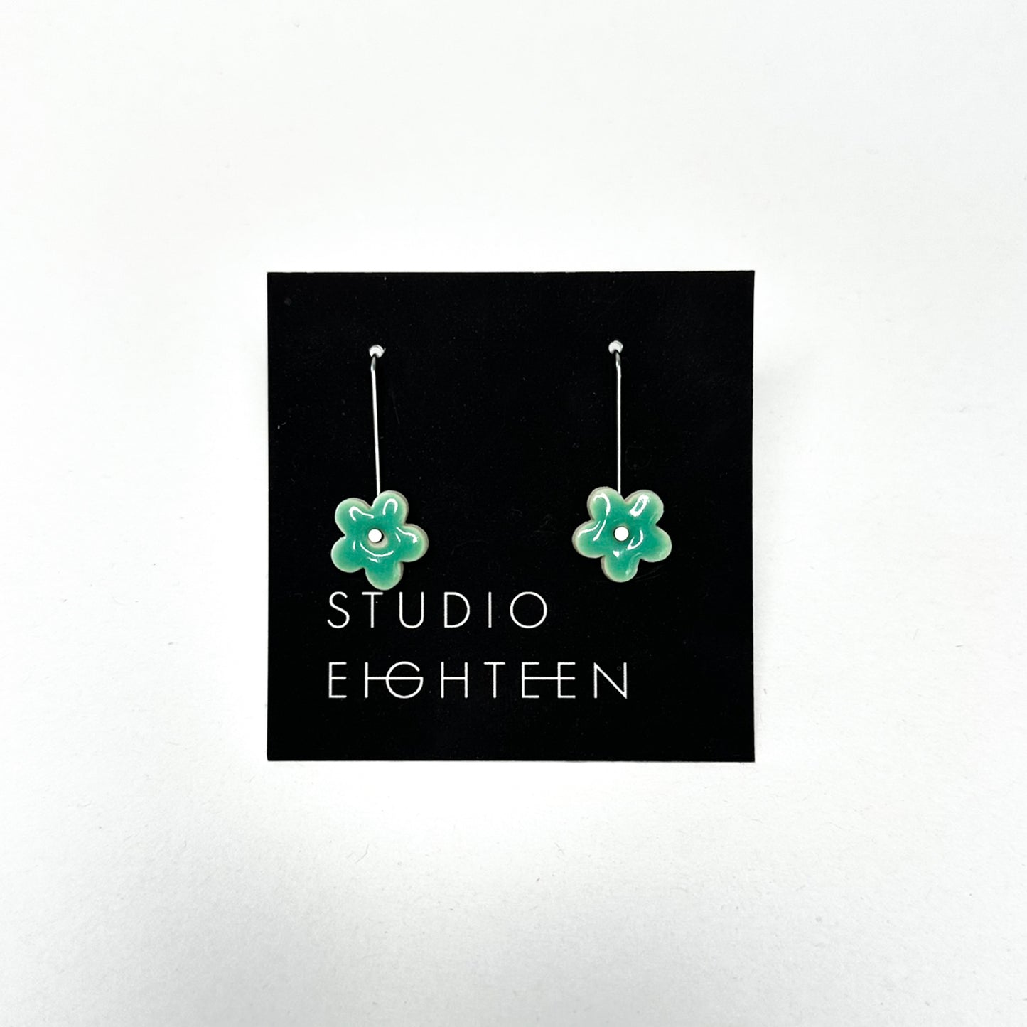 FLOWER Porcelain Earrings - Small