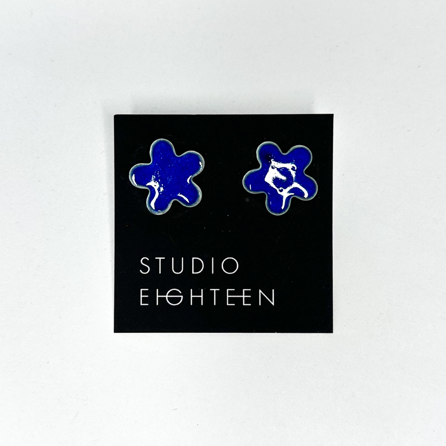 FLOWER Porcelain Earrings - Large