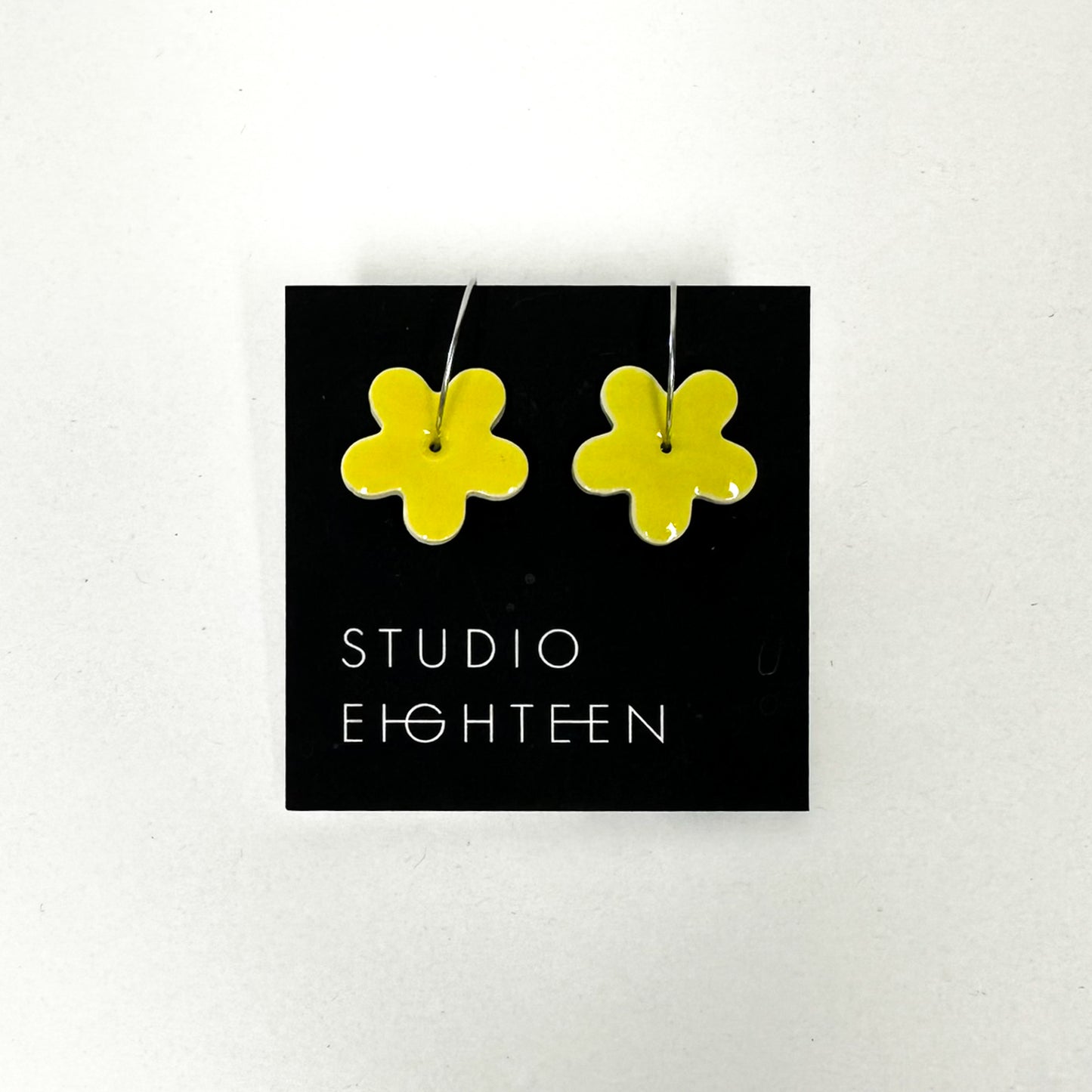 FLOWER Porcelain Earrings - Large
