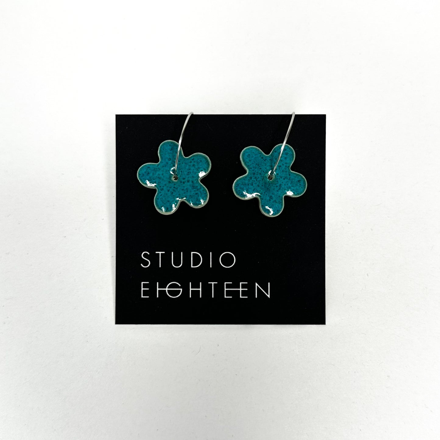 FLOWER Porcelain Earrings - Large