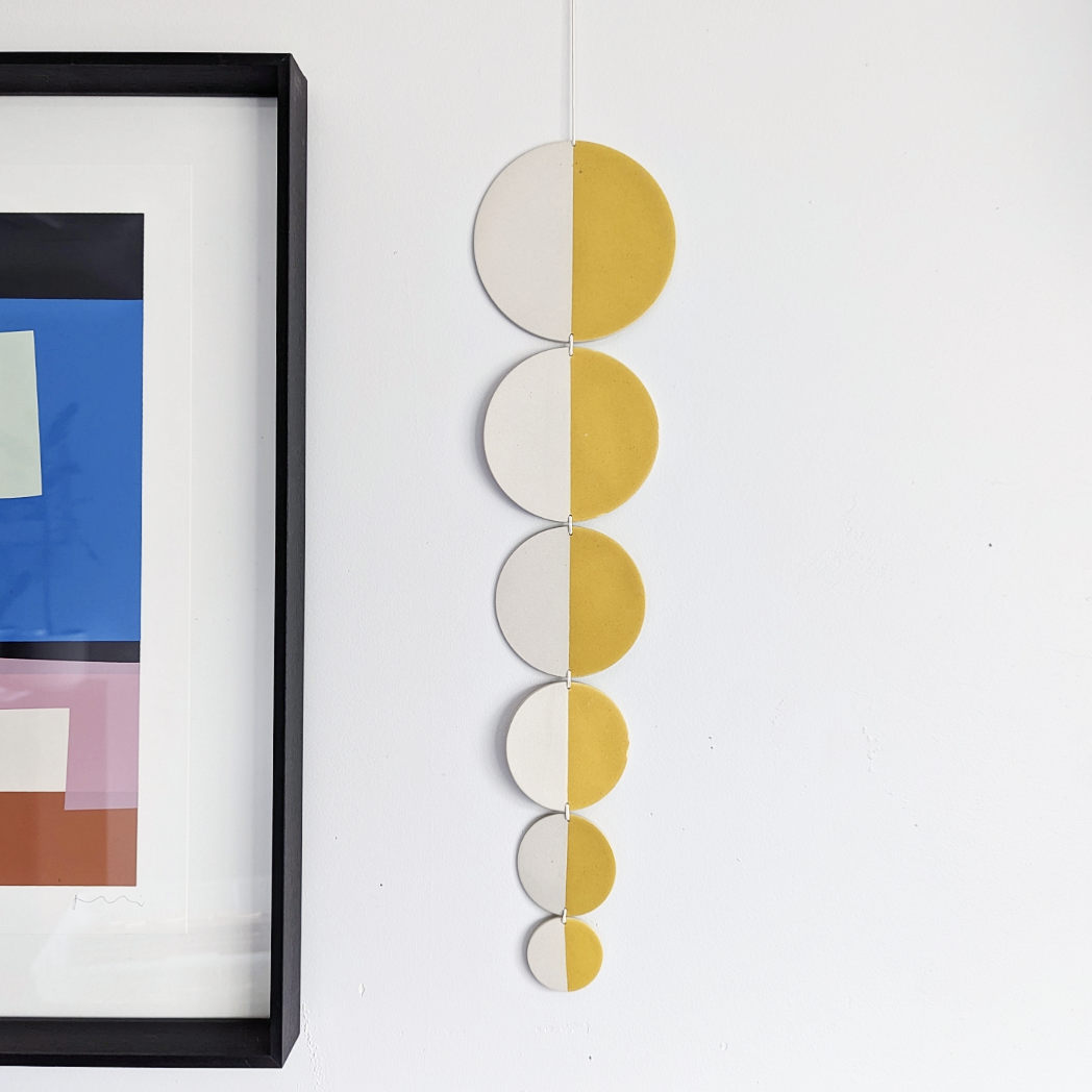 CIRCLES Ceramic Wall Hanging
