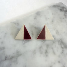 Load image into Gallery viewer, SALE - TRIANGLE Ceramic Earrings
