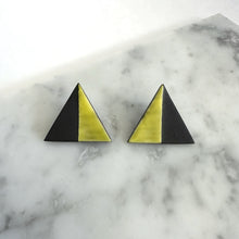 Load image into Gallery viewer, SALE - TRIANGLE Ceramic Earrings
