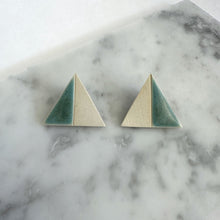 Load image into Gallery viewer, SALE - TRIANGLE Ceramic Earrings
