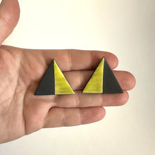 Load image into Gallery viewer, SALE - TRIANGLE Ceramic Earrings
