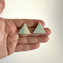 Load image into Gallery viewer, SALE - TRIANGLE Ceramic Earrings
