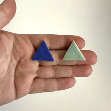 Load image into Gallery viewer, SALE - TRIANGLE Ceramic Earrings

