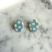 Load image into Gallery viewer, SALE - OVAL Ceramic Earrings
