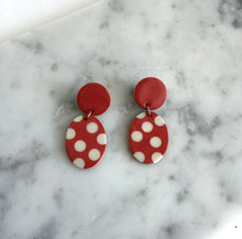 Load image into Gallery viewer, SALE - Drop &amp; Dangle Ceramic Earrings
