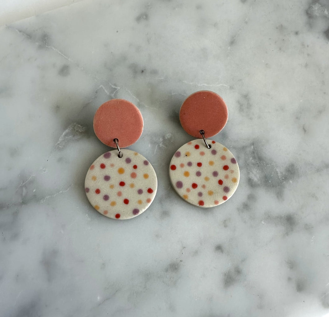 SALE - Drop & Dangle Ceramic Earrings