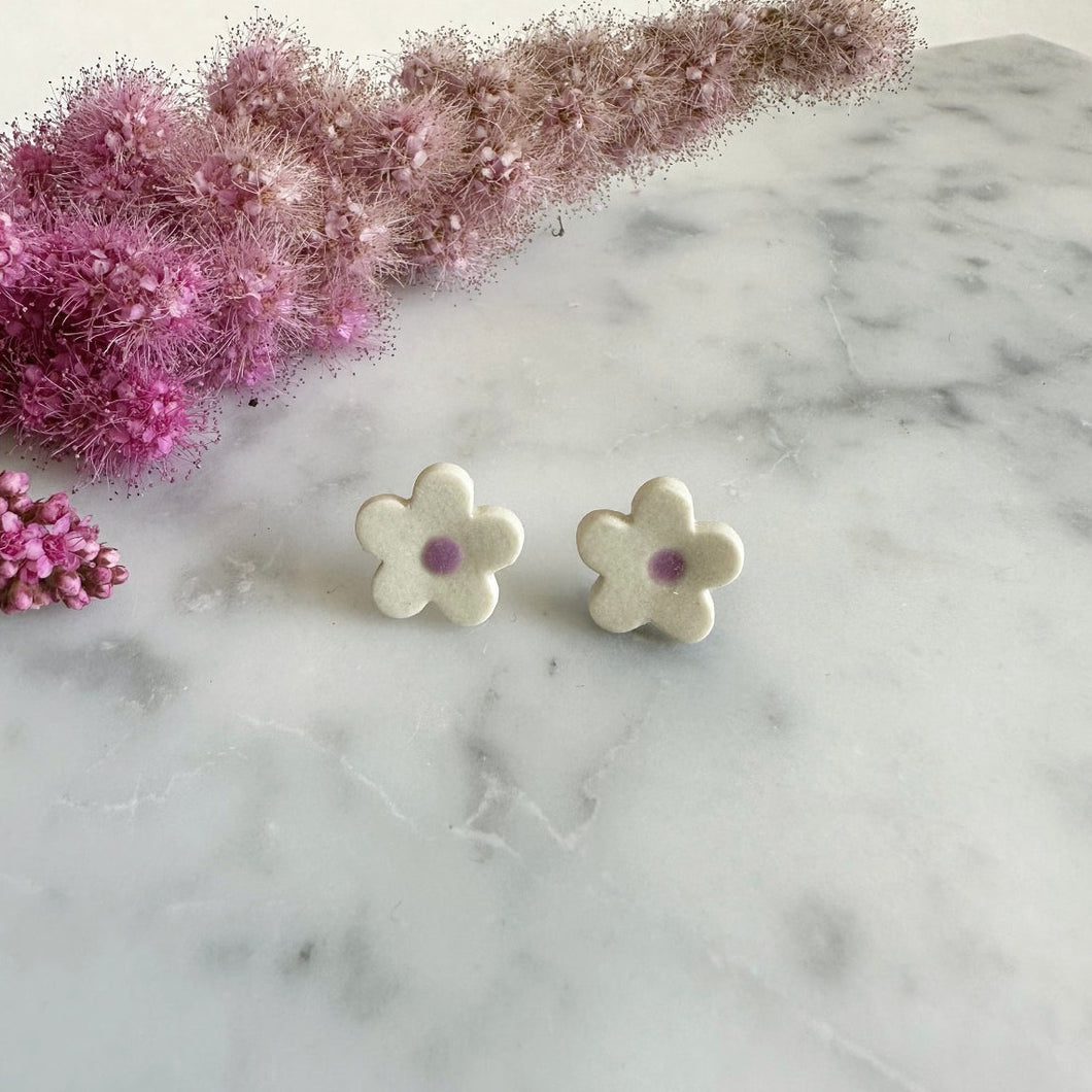 FLOWER Porcelain Earrings
