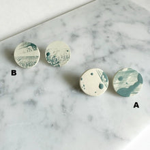 Load image into Gallery viewer, CIRCLE XL Ceramic Earrings
