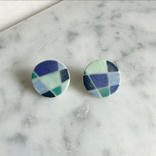 Load image into Gallery viewer, CIRCLE XL Ceramic Earrings
