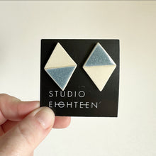 Load image into Gallery viewer, SALE - DIAMOND Ceramic Earrings
