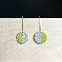 Load image into Gallery viewer, CIRCLE Dangle Ceramic Earrings
