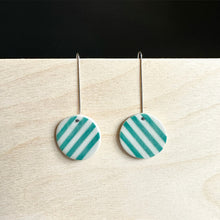 Load image into Gallery viewer, CIRCLE Dangle Ceramic Earrings
