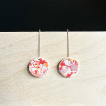 Load image into Gallery viewer, CIRCLE Dangle Ceramic Earrings
