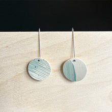 Load image into Gallery viewer, CIRCLE Dangle Ceramic Earrings
