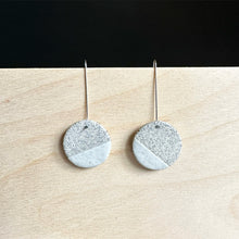 Load image into Gallery viewer, CIRCLE Dangle Ceramic Earrings
