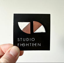 Load image into Gallery viewer, SALE - TRIANGLE Ceramic Earrings
