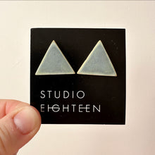 Load image into Gallery viewer, SALE - TRIANGLE Ceramic Earrings
