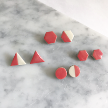Load image into Gallery viewer, CIRCLE Large Ceramic Earrings

