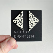 Load image into Gallery viewer, HALF SQUARE Ceramic Earrings
