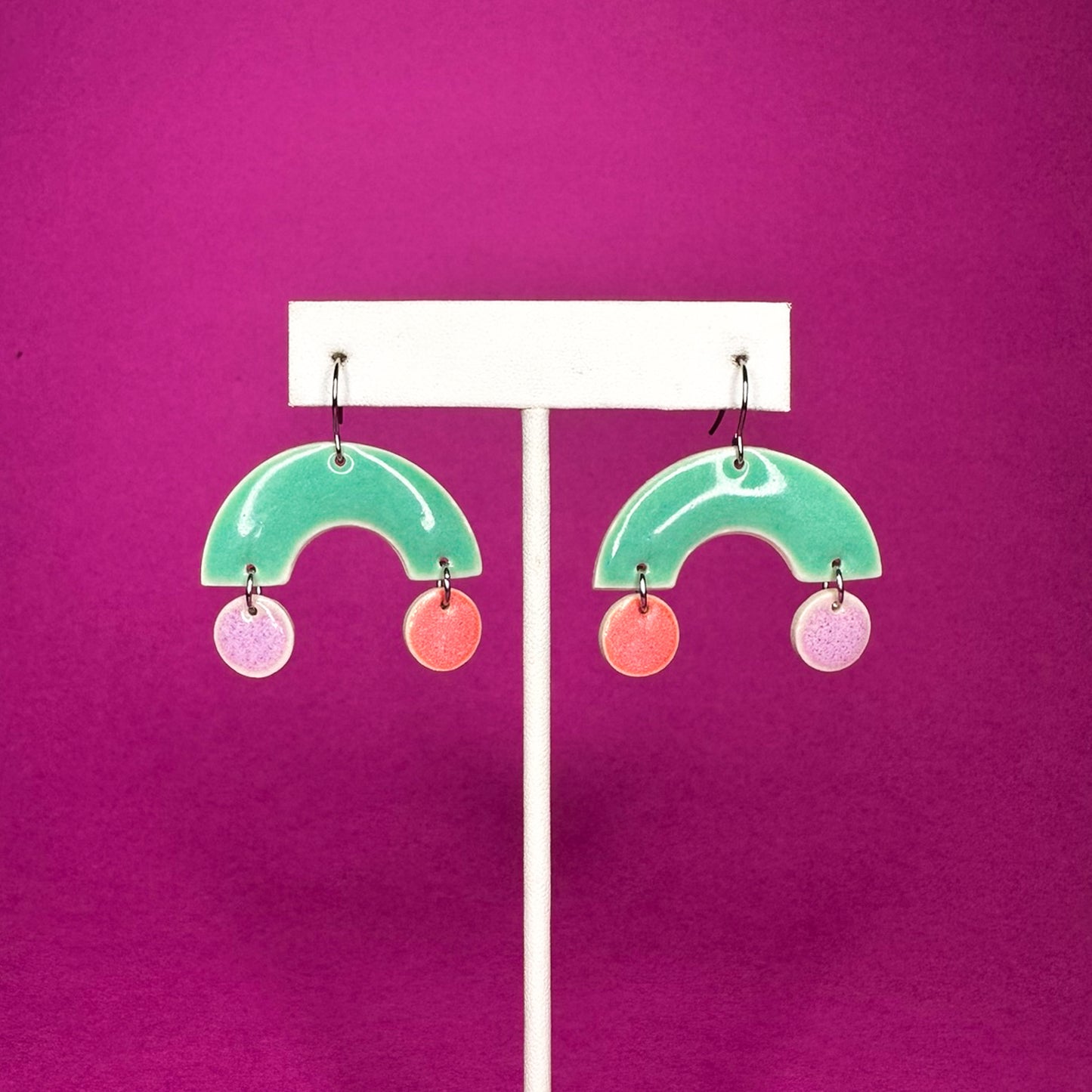 ARCH Chandelier Porcelain Earrings