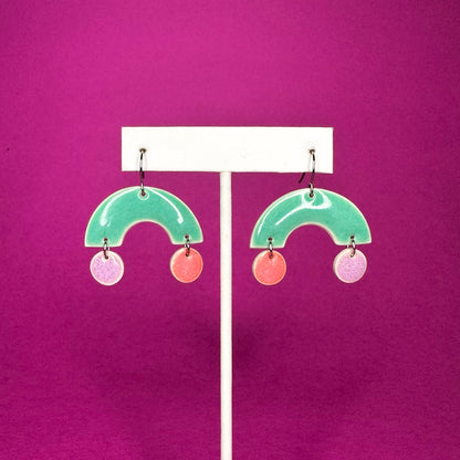 ARCH Chandelier Porcelain Earrings