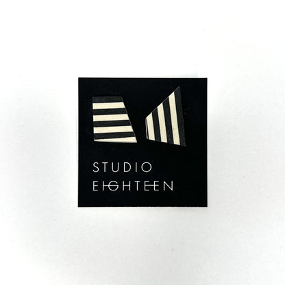 STRIPE Porcelain Earrings
