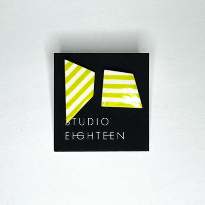STRIPE Porcelain Earrings