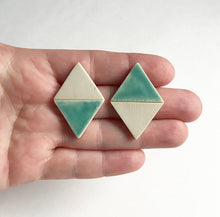 Load image into Gallery viewer, SALE - DIAMOND Ceramic Earrings
