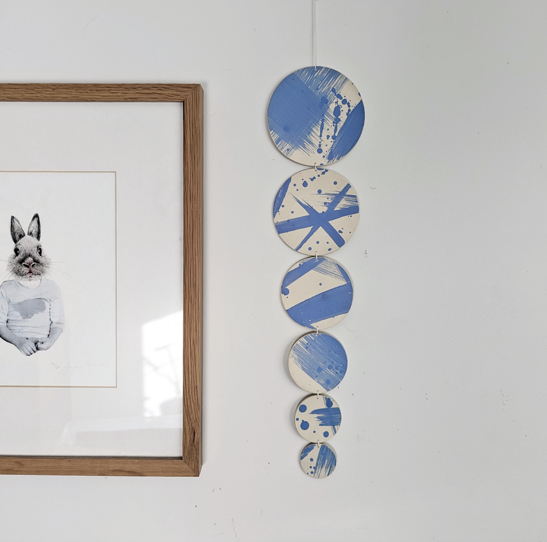 SALE - CIRCLES Ceramic Wall Hangings