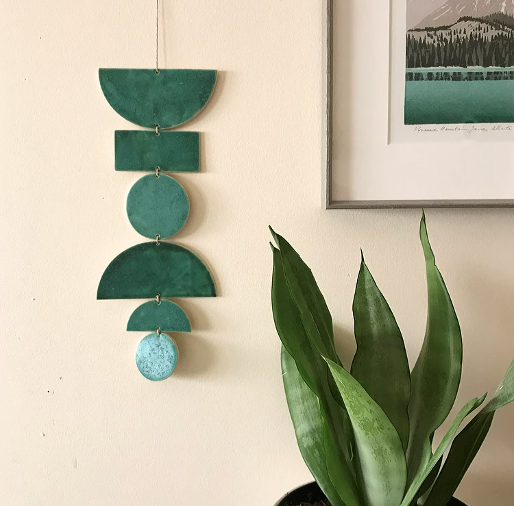 SHAPES Wall Hanging - Copper Patina