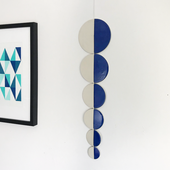 CIRCLES Ceramic Wall Hanging