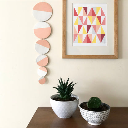 CIRCLES Ceramic Wall Hanging