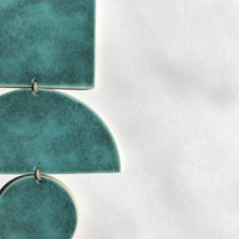 Load image into Gallery viewer, SHAPES Wall Hanging - Aqua Patina
