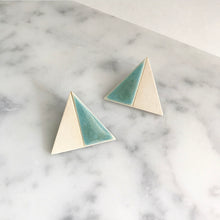Load image into Gallery viewer, TRIANGLE Epic Ceramic Earrings
