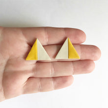 Load image into Gallery viewer, TRIANGLE Epic Ceramic Earrings
