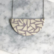 Load image into Gallery viewer, SEMI CIRCLE Ceramic Necklace
