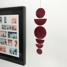 Load image into Gallery viewer, SHAPES Wall Hanging - Ruby

