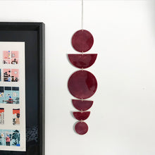 Load image into Gallery viewer, SHAPES Wall Hanging - Ruby
